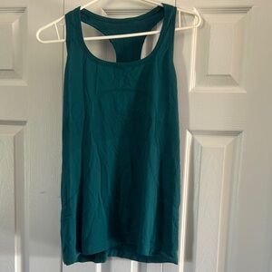 Lululemon Emerald Green Racer Back Tank Top